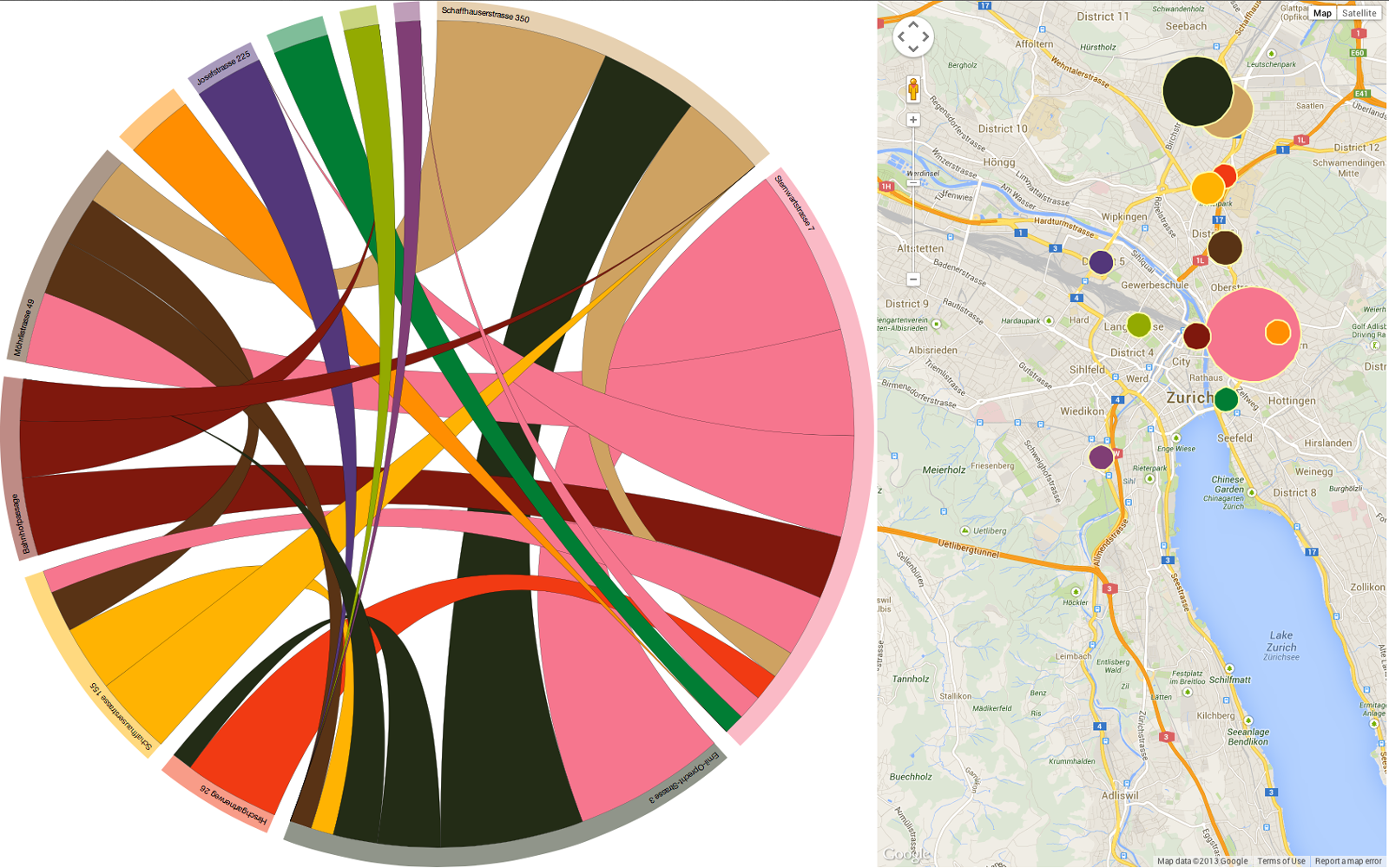 Location transitions transparent