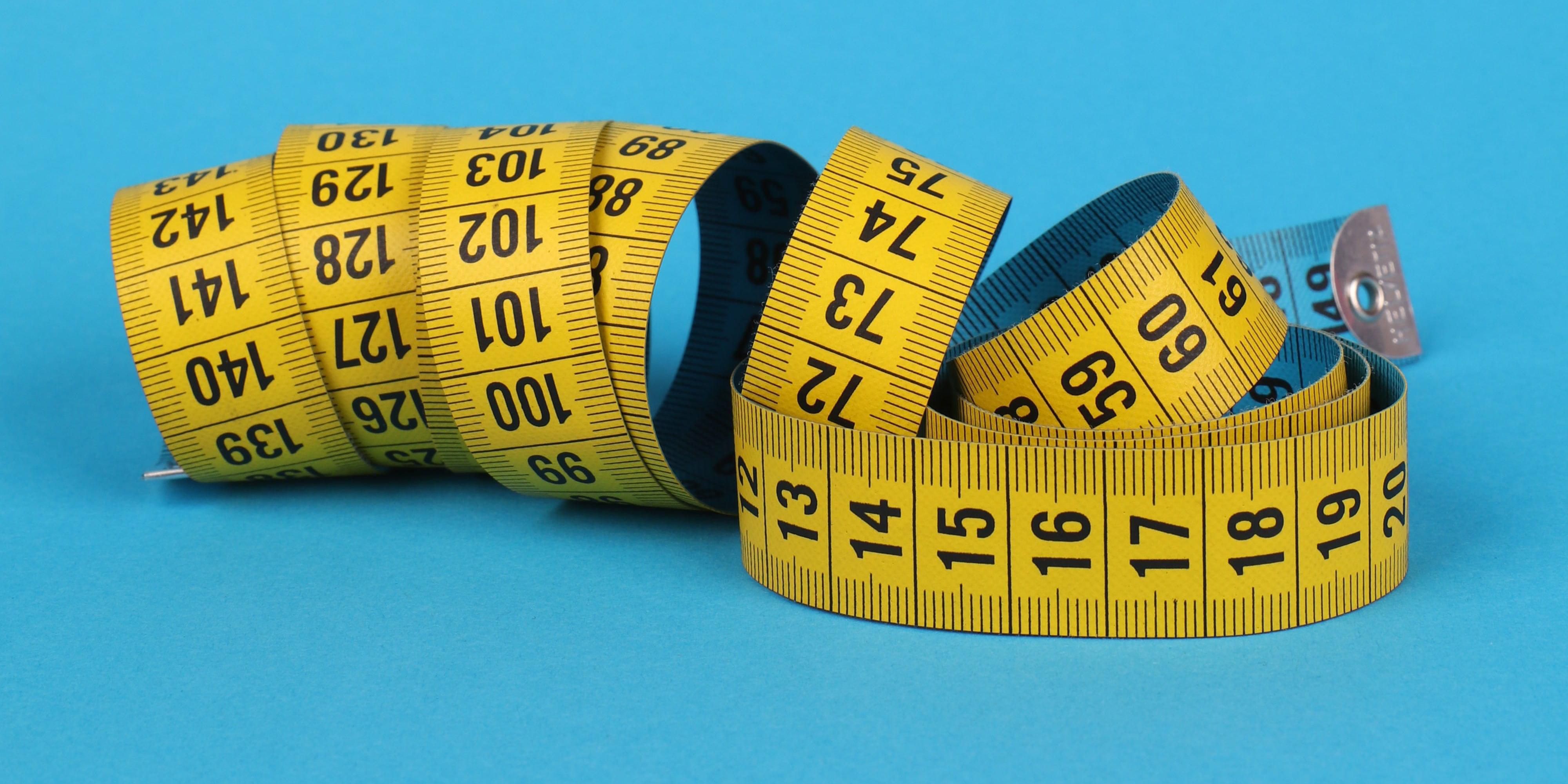 Photo of a tape measure